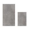 Better Trends Micro Plush Collection Tufted 100% Polyester 2 Piece Set (17" x 24" | 24" x 40") Bath Rug Set, Gray view 1