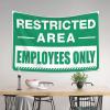 gaeruite Tapestry for Bedroom Aesthetic Restricted Area Sign Employees Only Tapestry Decorations for Bedroom Boys Room Decor Teenager (Size : 75X100CM) view 3