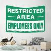 gaeruite Tapestry for Bedroom Aesthetic Restricted Area Sign Employees Only Tapestry Decorations for Bedroom Boys Room Decor Teenager (Size : 75X100CM) view 4