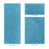 Better Trends Micro Plush Collection Tufted 100% Polyester 3 Piece Set (17" x 24" | 24" x 40" | 20" x 60") Bath Rug Set, Teal view 2