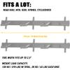 CyclingDeal Bike Wall Mount Rack - Adjustable Indoor Outdoor Storage Vertical Cycling Hook Hanger Organiser - Safe & Secure for Storing MTB Road Bicycles in Garage or Home - Upgraded 6 Bikes view 3
