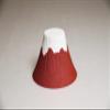 Mt. Fuji Ceramic Coffee Filter - Made in Japan - Reusable Dripper - Red view 3