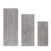 Better Trends Micro Plush Collection Tufted 100% Polyester 3 Piece Set (17" x 24" | 21" x 34" | 24" x 40") Bath Rug Set, Gray view 1