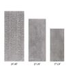Better Trends Micro Plush Collection Tufted 100% Polyester 3 Piece Set (17" x 24" | 21" x 34" | 24" x 40") Bath Rug Set, Gray view 2