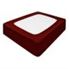 Silver Cotton Mattress Protector Encasement, Box Spring Cover Full Size - 100% Egyptian Cotton Wrap Around 4 Sides Bed Skirt Box Springs up to 24 - Full, Burgundy view 1