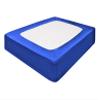 Silver Cotton Mattress Protector Encasement, Box Spring Cover Full Size - 100% Egyptian Cotton Wrap Around 4 Sides Bed Skirt Box Springs up to 24 - Full, Royal Blue view 1