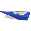 Silver Cotton Mattress Protector Encasement, Box Spring Cover Full Size - 100% Egyptian Cotton Wrap Around 4 Sides Bed Skirt Box Springs up to 24 - Full, Royal Blue view 2