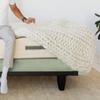 Silver Cotton Mattress Protector Encasement, Box Spring Cover Twin Size - 100% Egyptian Cotton Wrap Around 4 Sides Bed Skirt Box Springs up to 26 - Twin, Light Sage view 3