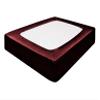 Silver Cotton Mattress Protector Encasement, Box Spring Cover Cal-King Size - 100% Egyptian Cotton Wrap Around 4 Sides Bed Skirt Box Springs up to 26 - Cal-King, Wine view 1