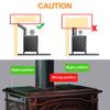 ABUNRO 6-Blade Wood Stove Fan, Heat Powered Stove Fan for Wood Burning Stove, Heat Powered fan, Wood Stove Accessories, Quiet Operation Circulating Warm Air for Large Room (6-Blade Wood Stove Fan) view 3