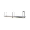 Ceiling Wine Glass Rack With Shelf - Hanging Solid Wood Plant Stand - Wall Mounted Iron Art Wine Bottle Holder, European Style Ceiling Mounted Kitchen Single Level Display Stand ( Size : 140*30*50CM ) view 2