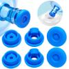 3 & 5 Gallon Water Jug Cap Reusable - Water Bottle Caps Fits 55mm Bottles,Silicone Non- Spill Lids for Anti-Splash (6 Pack) view 1