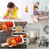 36 Pcs Wooden Mini Cutting Board with Handle Unfinished Wood Craft Mini Charcuterie Boards Paddle Blank Small Chopping Plank for DIY Kitchen Cooking Vegetables Decor(9.4 x 3.5 Inch) view 4