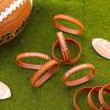Zhanmai Football Theme Silicone Wristbands Stretch Bracelets Sport Themed Party Accessories Supplies for Football Sport Theme Birthday Decorations Gifts Party Favors(48 Pieces) view 3
