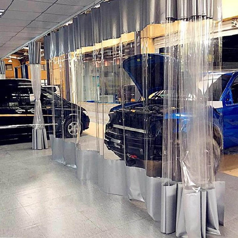 Transparent Tarpaulin Side Panels,Outdoor Clear Waterproof Pvc Plastic Tarp Curtains,With Eyelets,Porch Pergola Patio Gazebo Garden Protective Tarpaulin Partition Curtains,WH-1.82m(5.9*6.6ft)