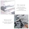 Transparent Tarpaulin Side Panels,Outdoor Clear Waterproof Pvc Plastic Tarp Curtains,With Eyelets,Porch Pergola Patio Gazebo Garden Protective Tarpaulin Partition Curtains,WH-1.82m(5.9*6.6ft) view 2