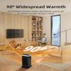 BREEZOME Space Heater, 1500W Fast Heating Heaters for Indoor Use, Portable Ceramic Electric Heaters for Home with Thermostat, 90 Oscillating, Remote view 3