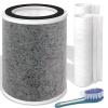 Leemone True HEPA HP201 HP202 Filter Replacement for Shark HP200 Series & HC501 HC502 UA205 Air Puri-fier MAX,3-in-1 H13 Grade Filter, Part # HE2FKBAS, HE2FKBASMB view 1