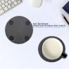24 Pack Round Slate Drink Coasters, VIBRATITE 4 Inch Black Slate Stone Coasters Bulk Cup Coasters Laser Engraving Blanks with Anti-Scratch Bottom for Drink Coffee Bar Kitchen Home Decor view 3