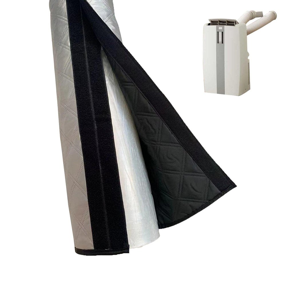 EdorRo Air Conditioner Hose Cover Wrap Portable Insulated AC Hose Cover Air Conditioner Hose Cover Hose Protective Dust Sleeve Universal Fit 5 inch and 6 inch Diameter Exhaust