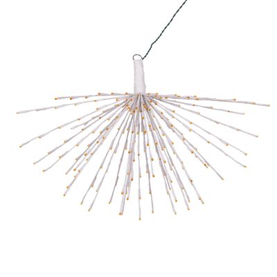 Vickerman 240Lt x 32" White Starburst Orange 5mm LED Lights.