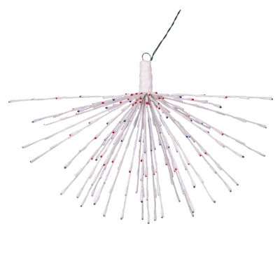 Vickerman 240Lt x 32" White Starburst Blue 5mm LED Lights.