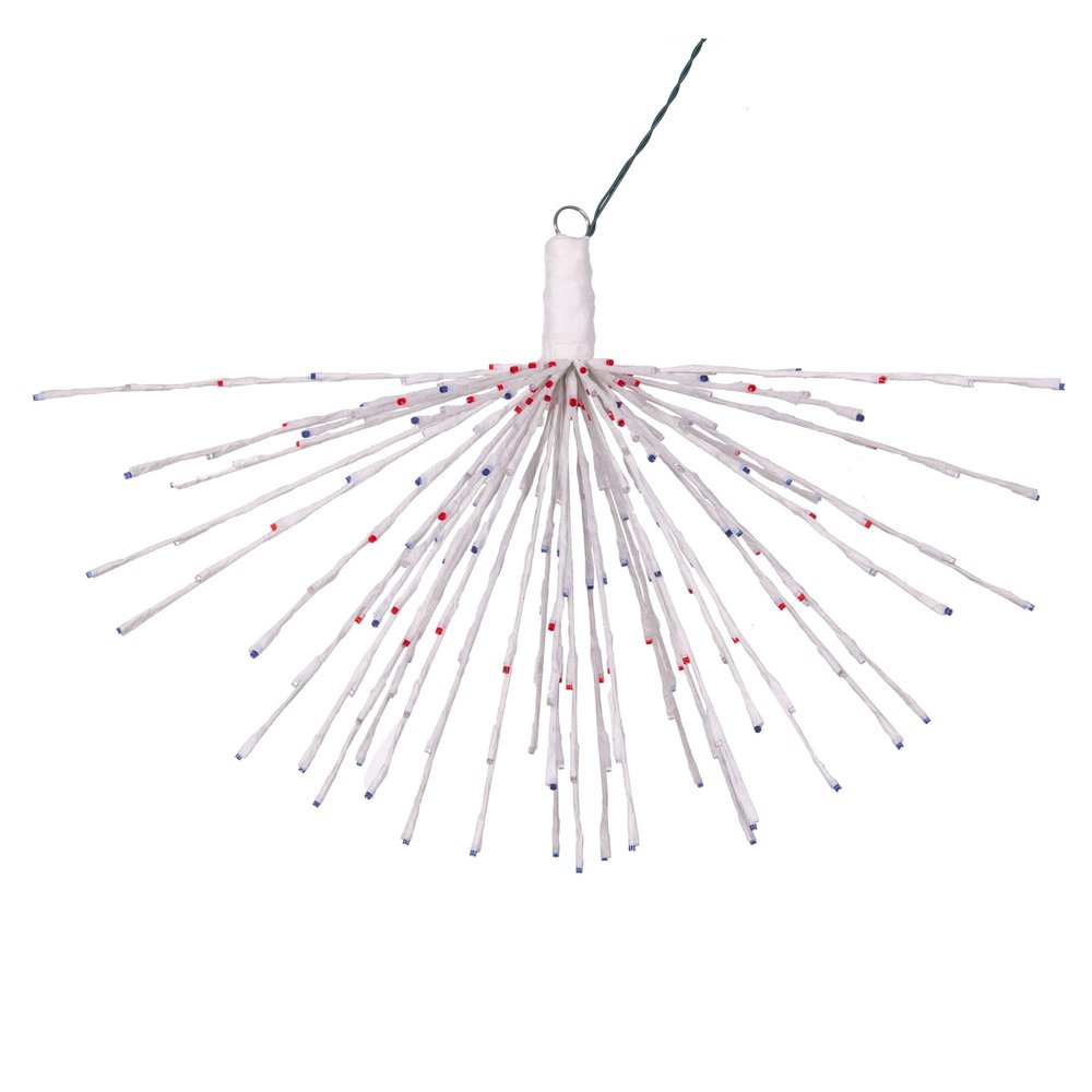 Vickerman 240Lt x 32" White Starburst Blue 5mm LED Lights.