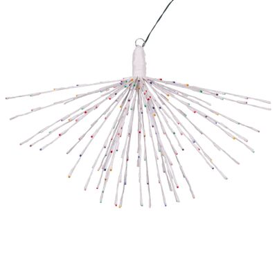 Vickerman 240Lt x 32" White Starburst Multi-Colored 5mm LED Lights.