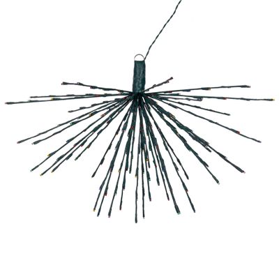 Vickerman 240Lt x 32" Green Starburst Multi-Colored 5mm LED Lights.