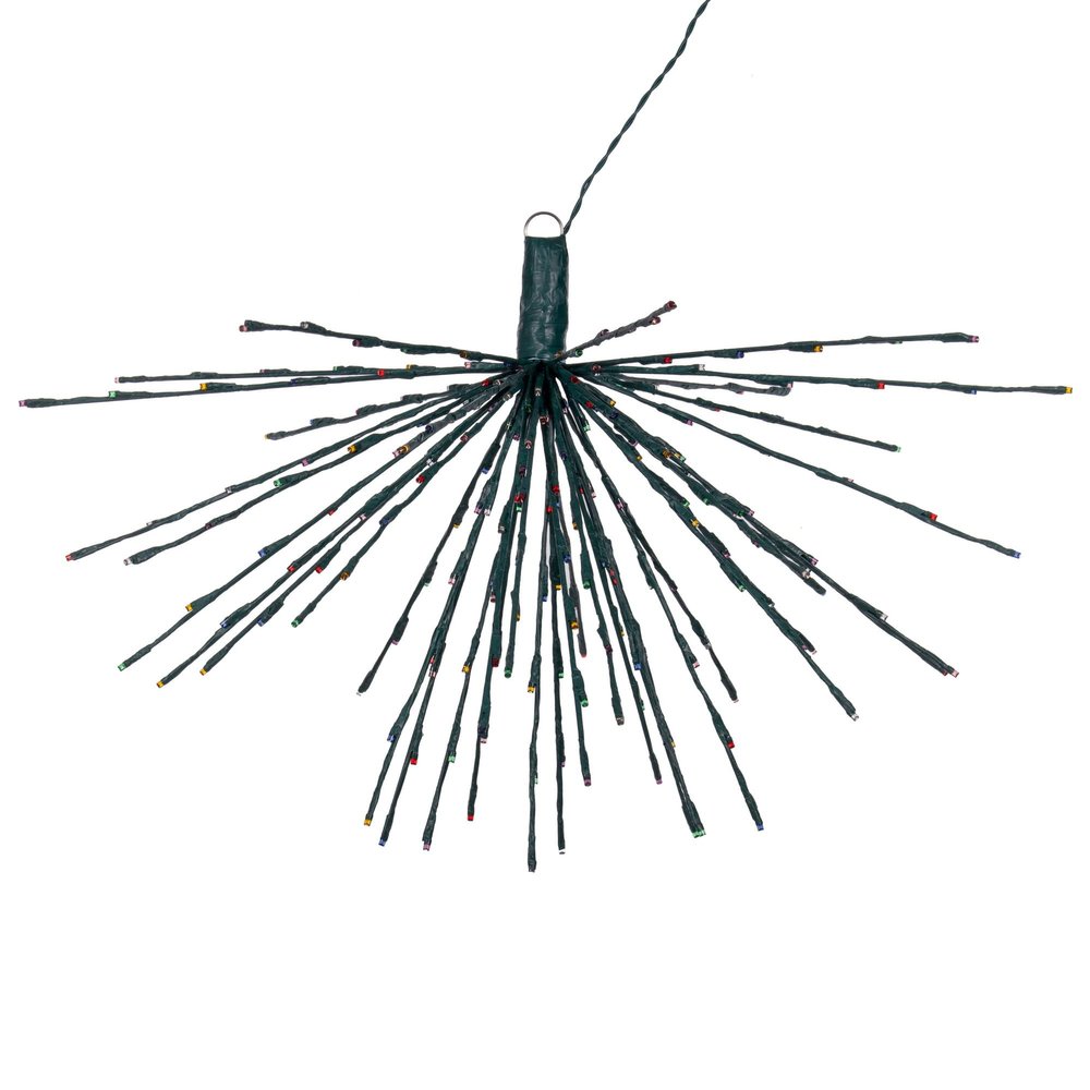 Vickerman 240Lt x 32" Green Starburst Multi-Colored 5mm LED Lights.