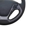 MUEdie for Kia K3 2013 K2 Rio 2015 2016 Ceed Cee'd 2012 2017 Cerato 2013 2017 Car Steering Wheel Cover Wrap Genuine Leather Braid view 2