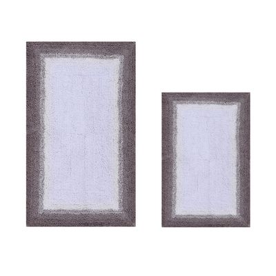 Better Trends Torrent Collection 100% Cotton 2 Piece Set (17" x 24" | 24" x 40") Bath Rug Set, Beige