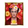 Stupell Industries Bold Frida Kahlo Portrait Floral Poppies Pattern, Design by Diane Neukirch view 1