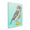 Stupell Industries Owl Wearing Yellow Sneakers Headphones Retro Pattern, Design by Amelie Legault view 2