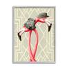 Stupell Industries Pink Flamingos Intertwining Vintage Hats Shapes Design, Design by Amelie Legault view 1