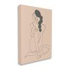 Stupell Industries Abstract Woman Sitting Scribble Drawing Smiling Outline, Design by Kendra Shedenhelm view 2
