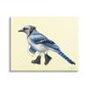Stupell Industries Blue Jay Bird Combat Boots Retro Tape Cassette, Design by Amelie Legault view 1