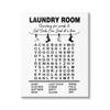 Stupell Industries Laundry Room Word Search Lost Socks Hanging, Design by Lettered and Lined view 1