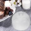 1pc Food-Grade Glass Cake Cover Transparent Protective Display Cover Snacks Easy to Clean view 4