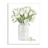 Stupell Industries White Tulips Rustic Country Jar Falling Blooms, Design by Cindy Jacobs view 1
