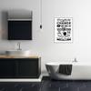 Stupell Industries Be The Change Funny Toilet Paper Vintage Washroom, Design by Lettered and Lined view 2