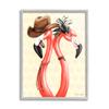 Stupell Industries Vintage Flamingos Cowboy Hat Antique Fashion Outfit, Design by Amelie Legault view 1
