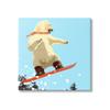 Stupell Industries Polar Bear Snowboarding Catching Air Winter Sports, Design by Noah Bay view 1