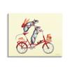 Stupell Industries Mice On Bicycle Carrying Picnic Lunch Bread Cheese, Design by Amelie Legault view 1