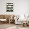 Stupell Industries Gather Calligraphy Stripes Pattern Wreath Botanicals Leaves, Design by Cindy Jacobs view 3