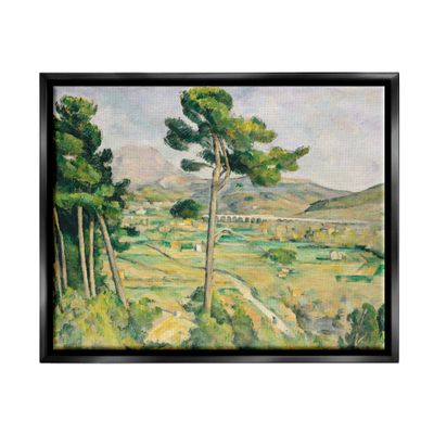 Stupell Industries Rural Green Scenery Distant Bridge Mountain Trees, Design by Lettered and Lined
