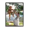 Stupell Industries Children Playing Climbing Tree Traditional Clothing, Design by Lettered and Lined view 1