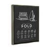 Stupell Industries Laundry Diagram Symbols Chart Ironing Folding Guide, Design by Lettered and Lined view 2