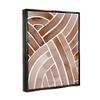 Stupell Industries Modern Brown Intertwining Lines Stripes Watercolor Detail, Design by Grace Popp view 2