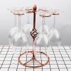 Countertop Wine Glass Holder Stemware Rack, Metal Glasses Display Stand, Free-standing Glass Storage Holder, for Cabinet Kitchen Bar Dining Room view 1